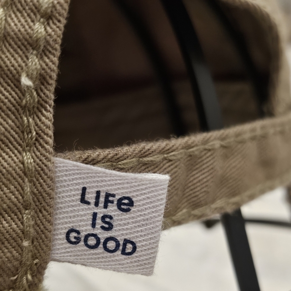 NWOT Life is Good Distressed Fishing Adjustable Hat - Picture 6 of 9